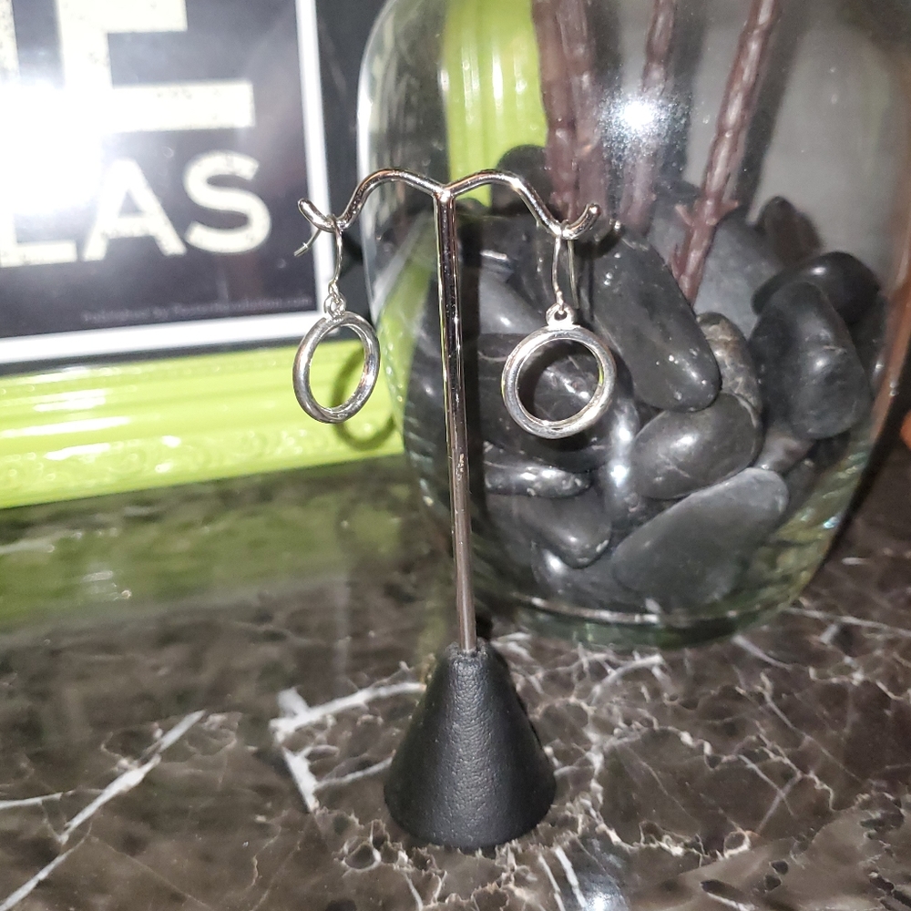 Small circle earrings